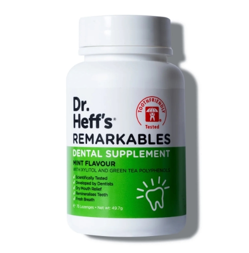 Dr Heff's Remarkables Dental Supplement Mint Pk75