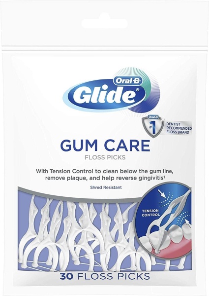 Oral-B Glide Floss Picks, Pack of 30