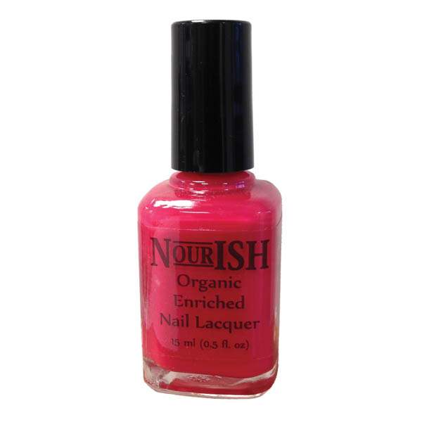 Nourish Organic Nail Polish 15ml. Strawberry